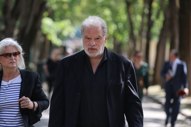 Rapha&euml;l Mezrahi aux obs&egrave;ques de Catherine Ringer