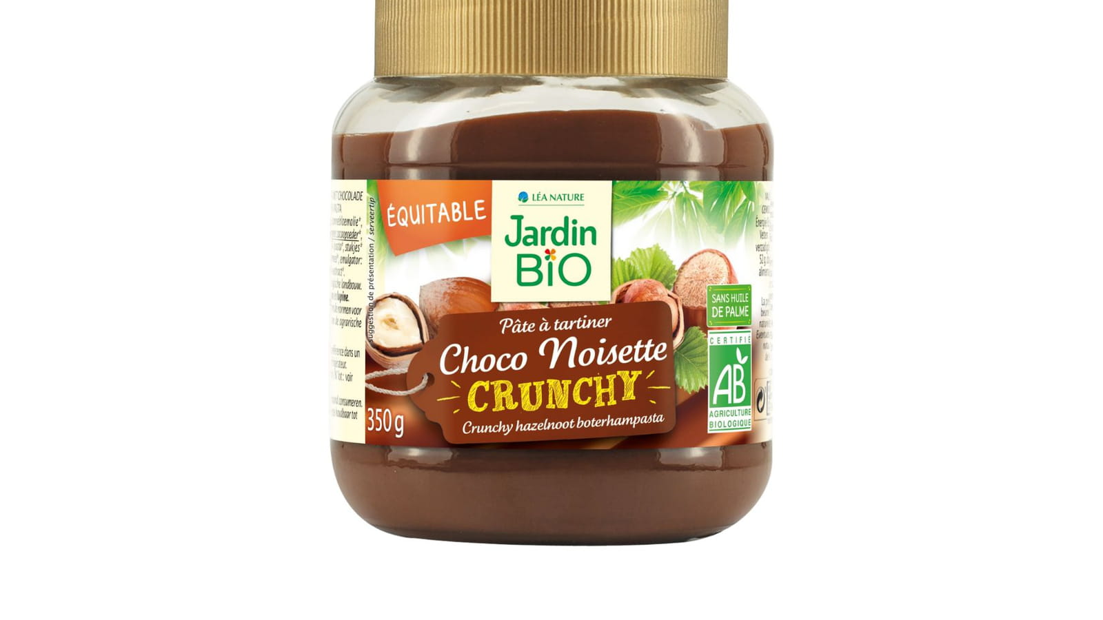 Pâte à tartiner chocolat de Jardin BIO