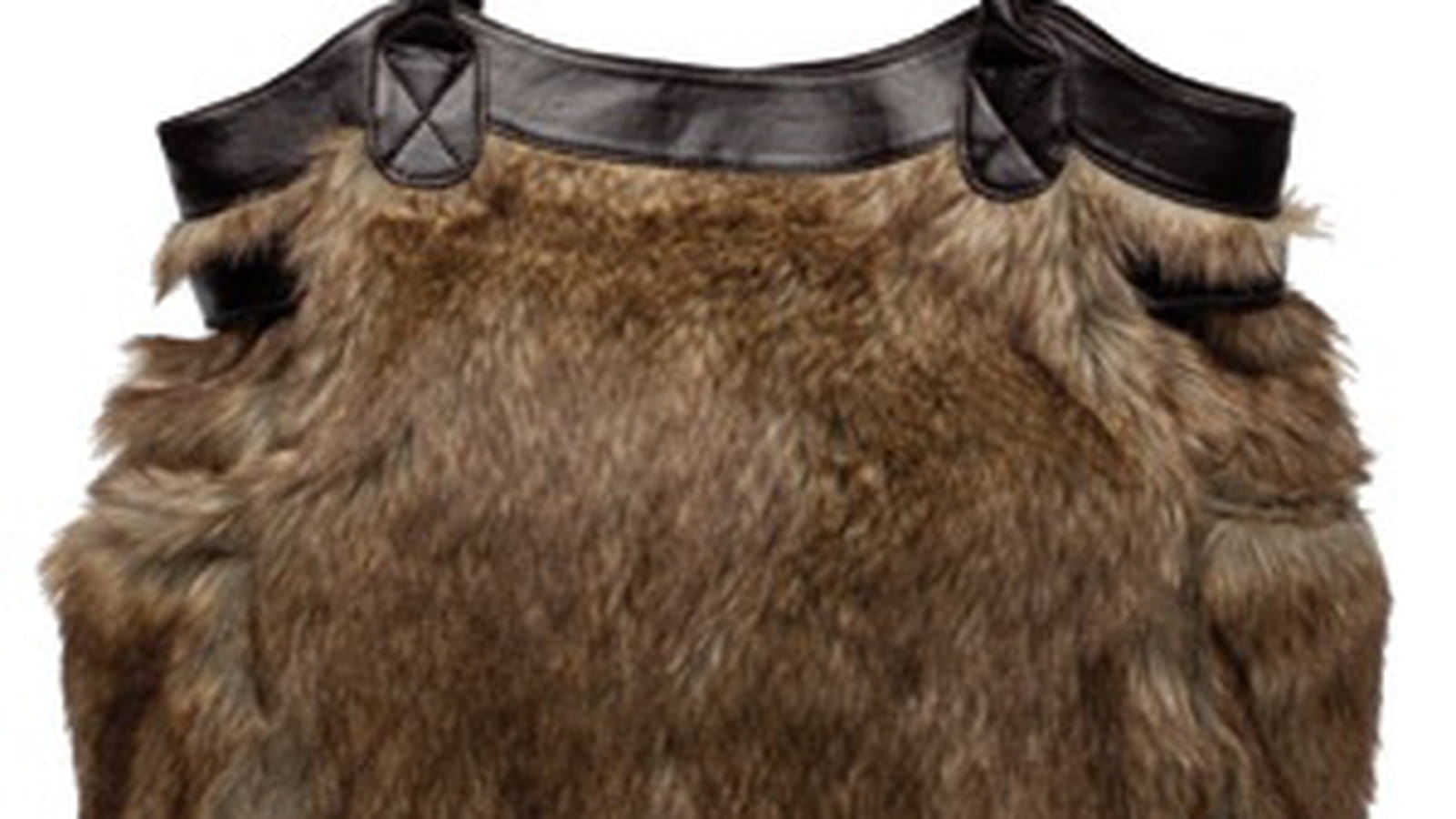 Sac en fausse fourrure de Tissaia
