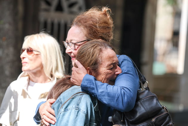 Catherine Frot aux obs&egrave;ques de sa soeur Dominique, au P&egrave;re-Lachaise