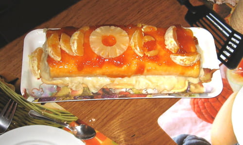 Bûche à l'ananas