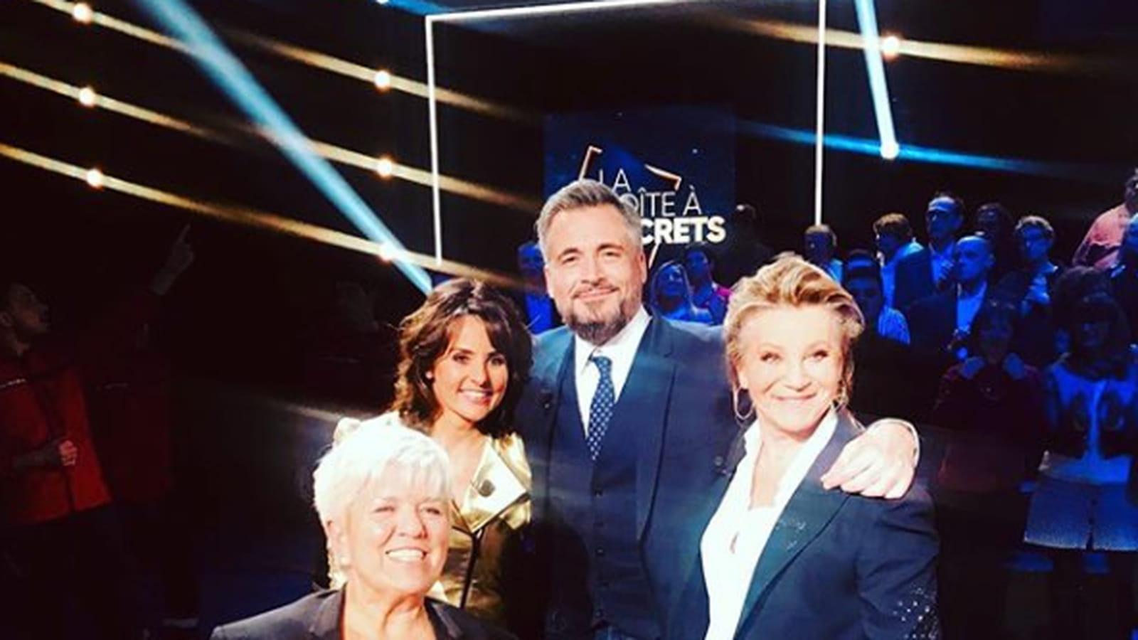Mimie Mathy, Faustine Bollaert, Olivier Mine et Sheila