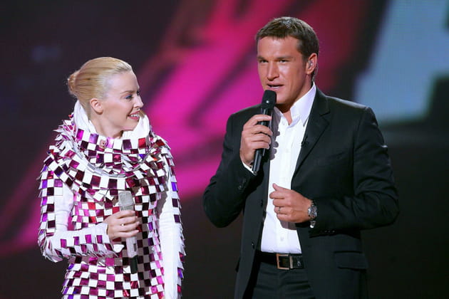 Avec Benjamin Castaldi aux NRJ Music Awards