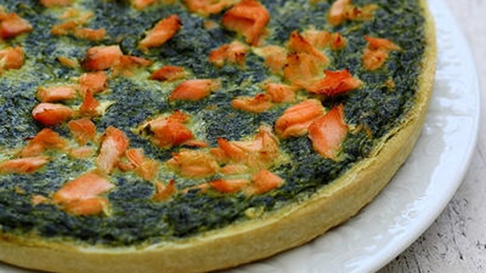 Quiche épinards et saumon
