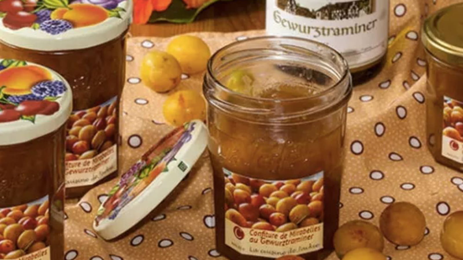 Confiture de mirabelles au Gewurztraminer