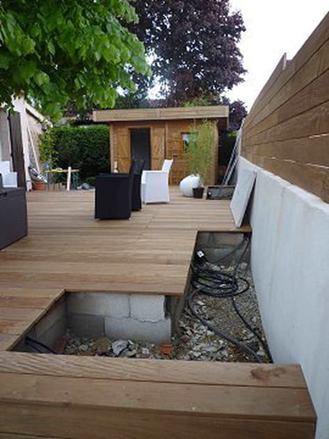 Installation de l'électricité et de l'arrossage