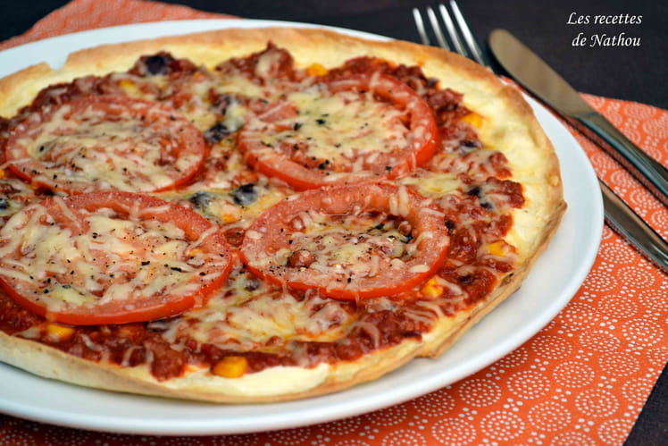 Pizza Rpida Y Con Masa Sin Reposo Deliciosa En La Pizza Rpida Y Con Masa Sin Reposo Deliciosa En La