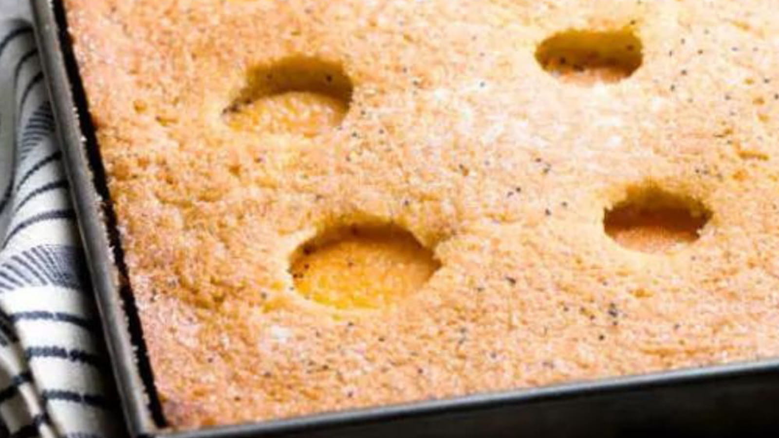Gâteau aux abricots et graines de pavot