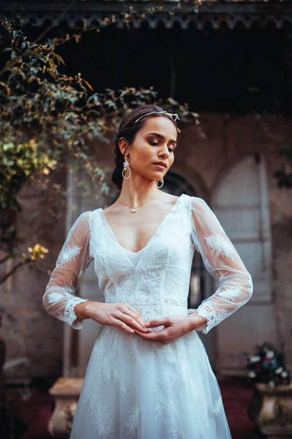 Robe de mari&eacute;e "Comme une plume", Elsa Gary 2022