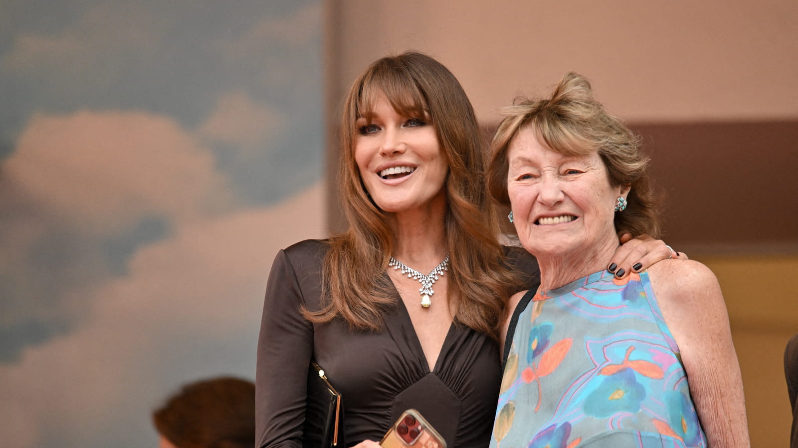 Carla Bruni-Sarkozy et sa mère Marisa Borini