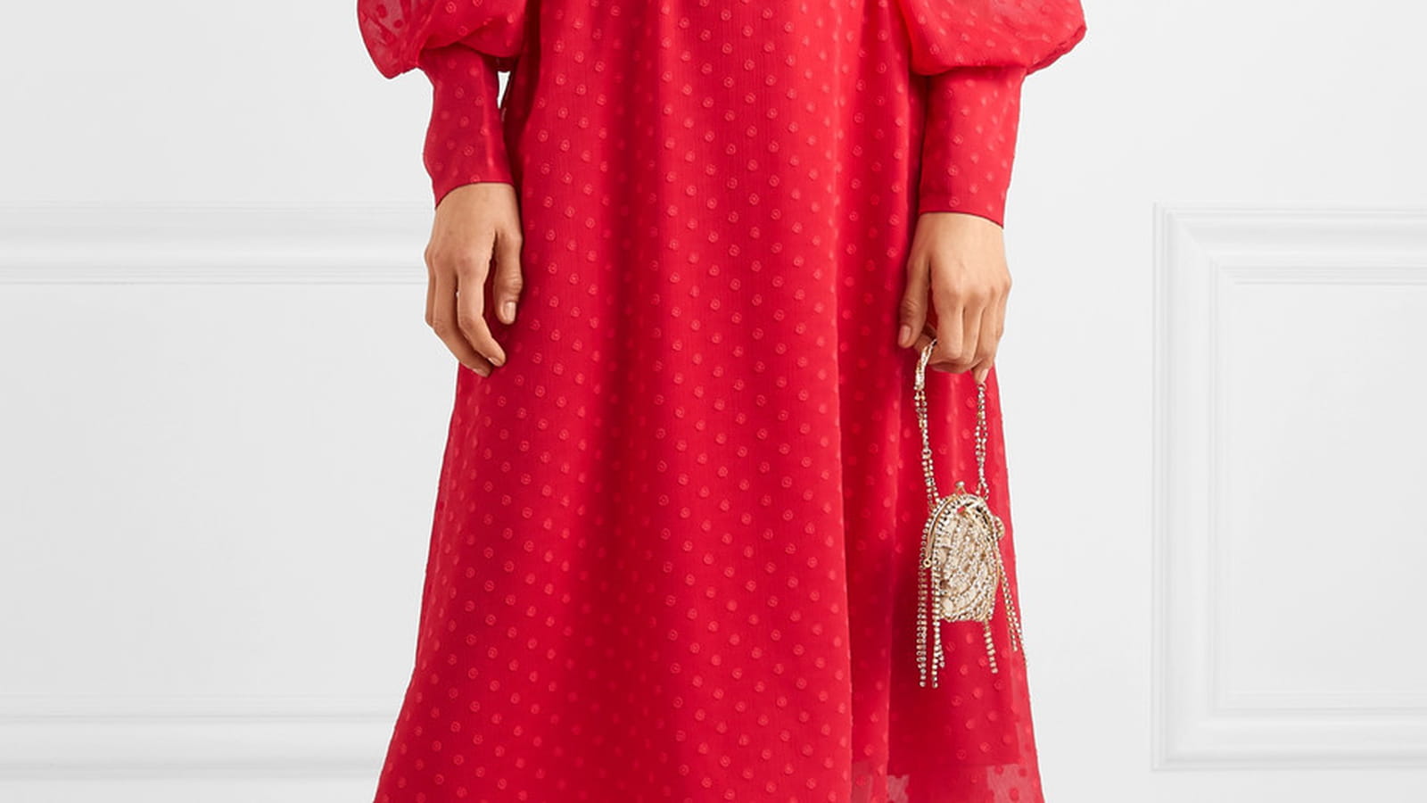 Robe rouge de Rotate 