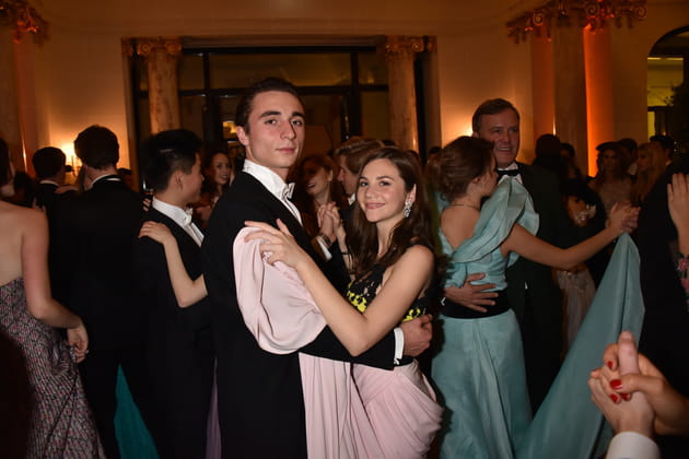 Ma&iuml;a Twombly et son cavalier le marquis Giacomo del Gallo di Roccagiovine