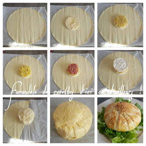 Feuilleté au camembert