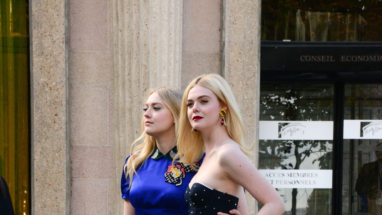 Dakota Fanning et Elle Fanning 