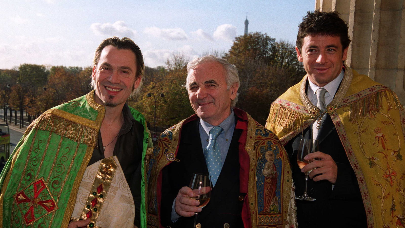 Florent Pagny, Charles Aznavour et Patrick Bruel