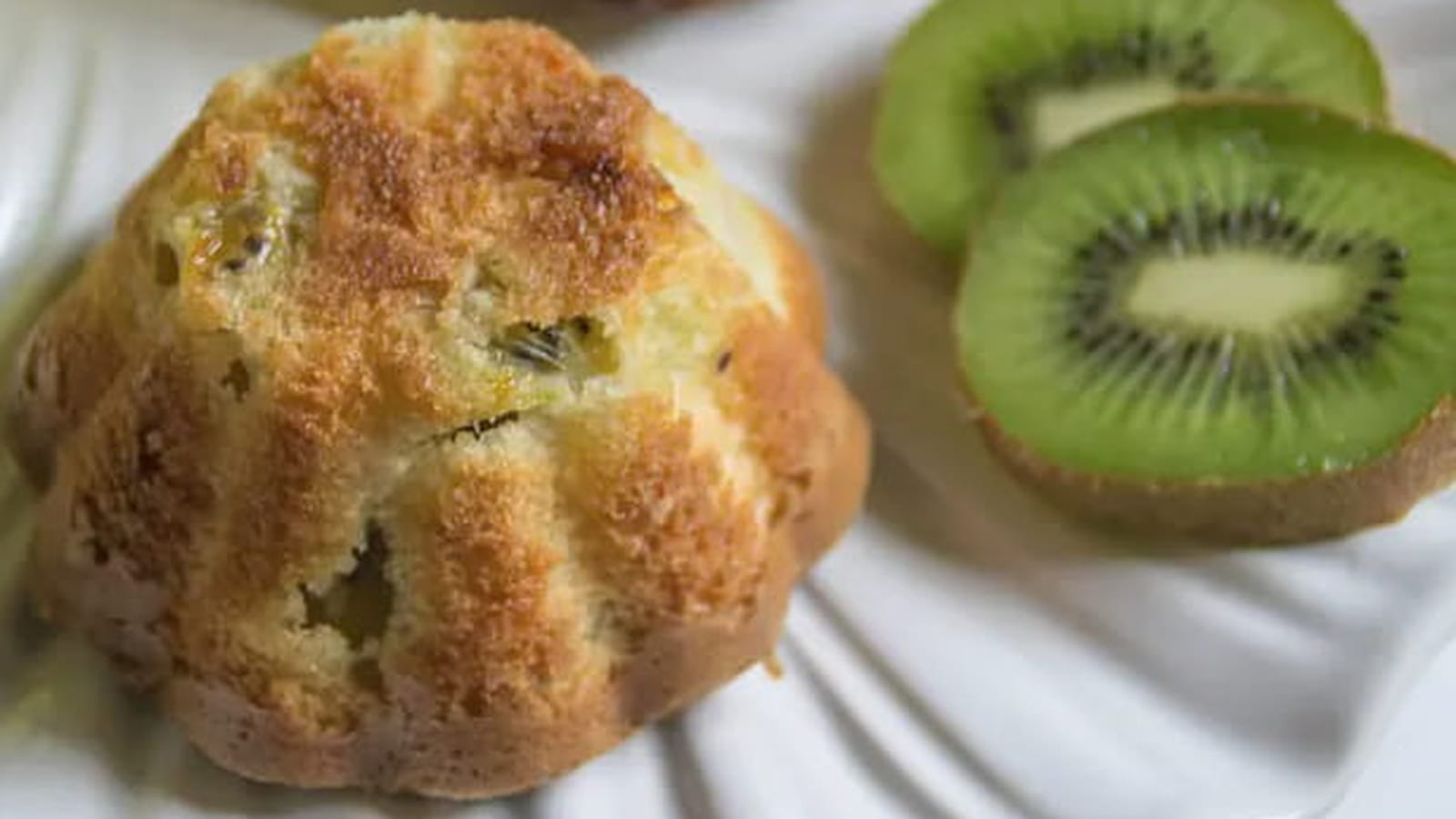 Moelleux au kiwi et à la banane