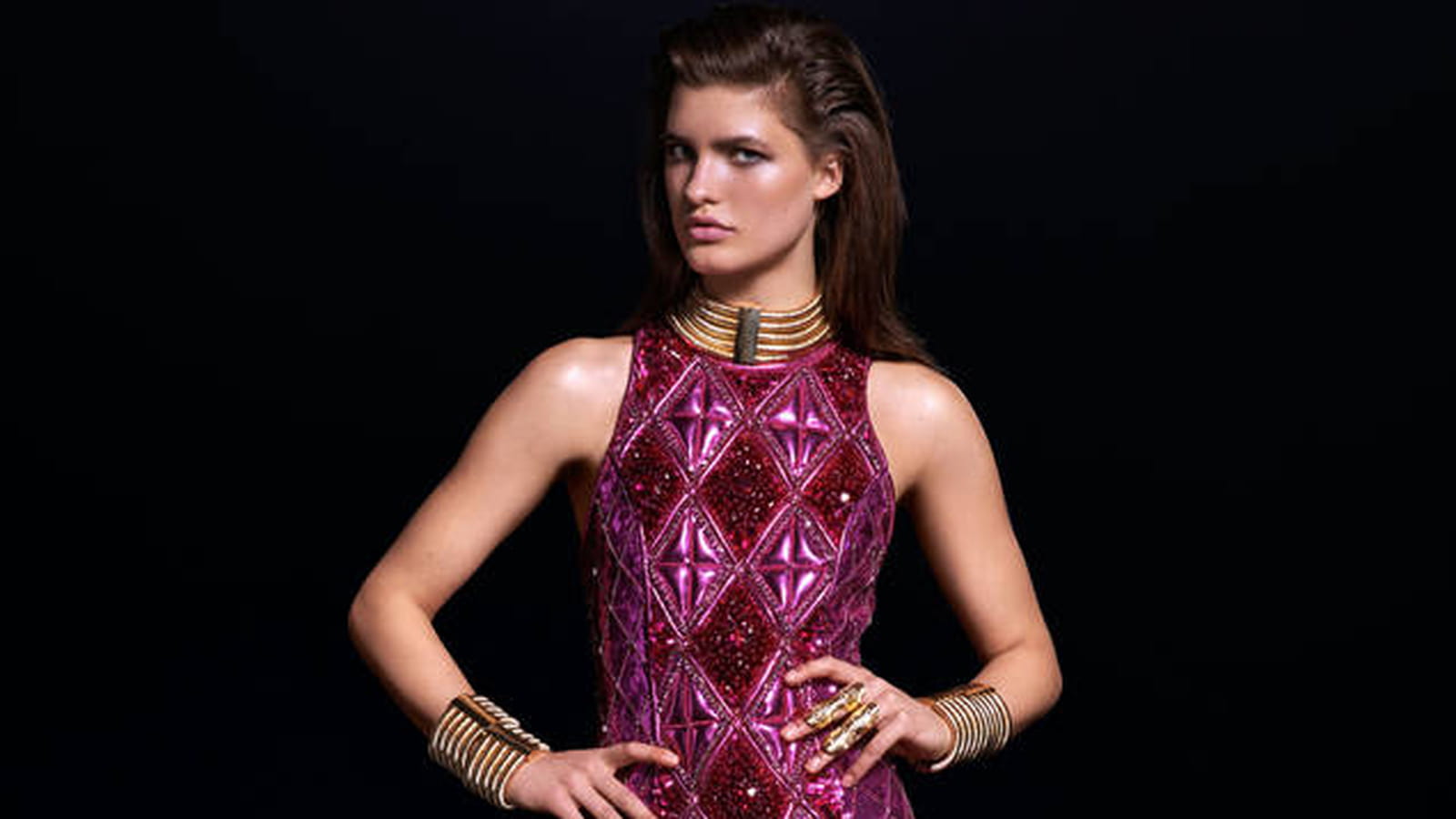 Look H&M X Balmain n°6