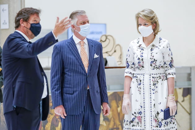 Le roi Philippe de Belgique et son &eacute;pouse Mathilde