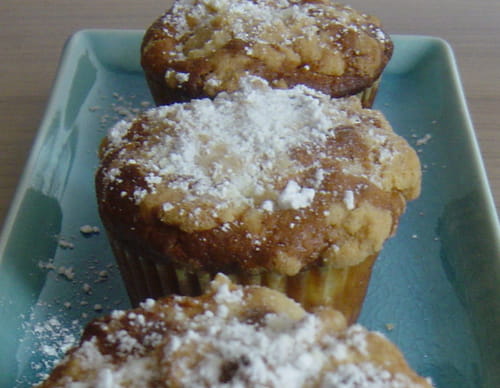 Muffins au crumble de pommes : la recette facile