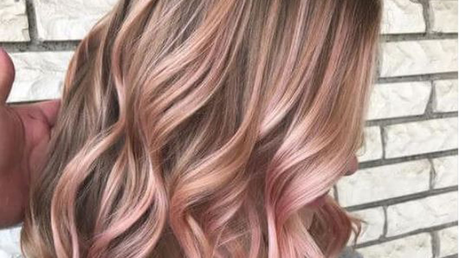 Ombré rose gold