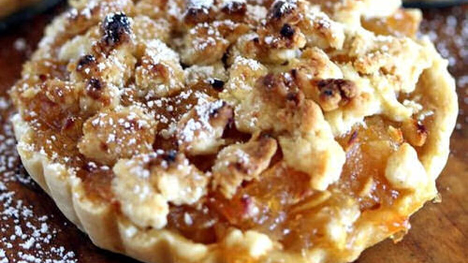 Tartelettes pommes-cannelle façon crumble