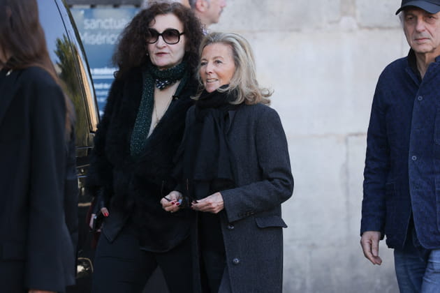 Claire Chazal aux obs&egrave;ques de Nathalie Baye &agrave; Paris