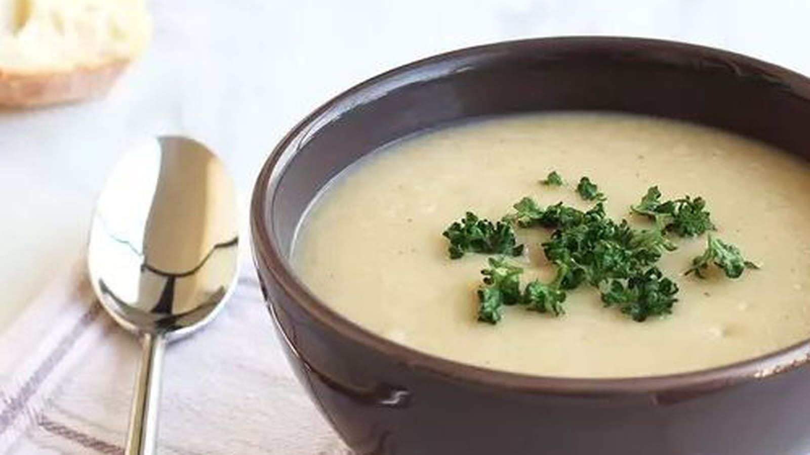 Velouté de chou-fleur poêlé