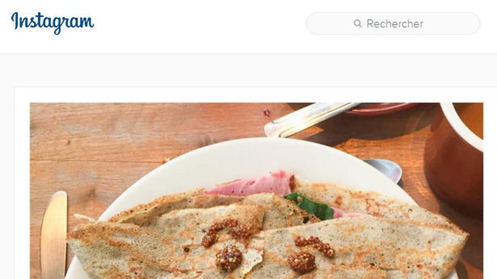 Crêpes complète à la moutarde 