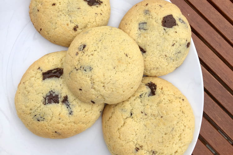 Recette de Cookies géants coeur speculoos