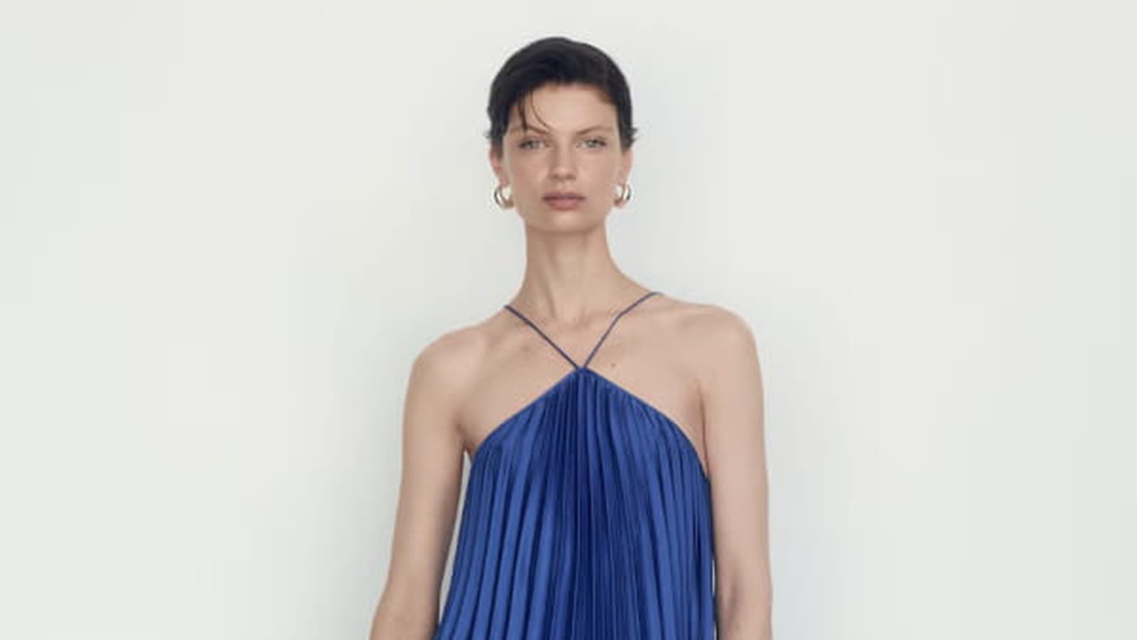 Robe bleue Mango 