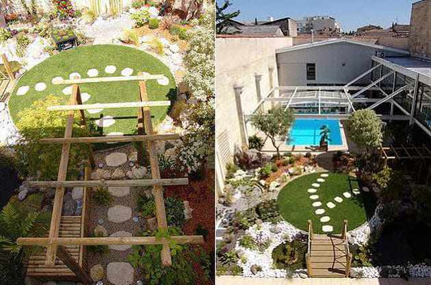 Un jardin à l'esprit libre et zen