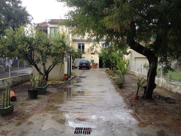 Un espace extérieur sans coin détente