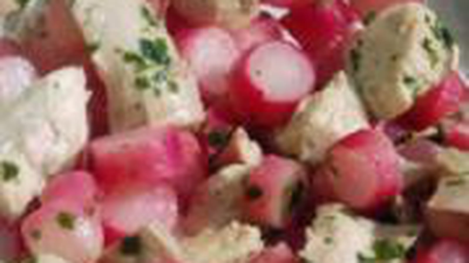 Salade de lapin et radis