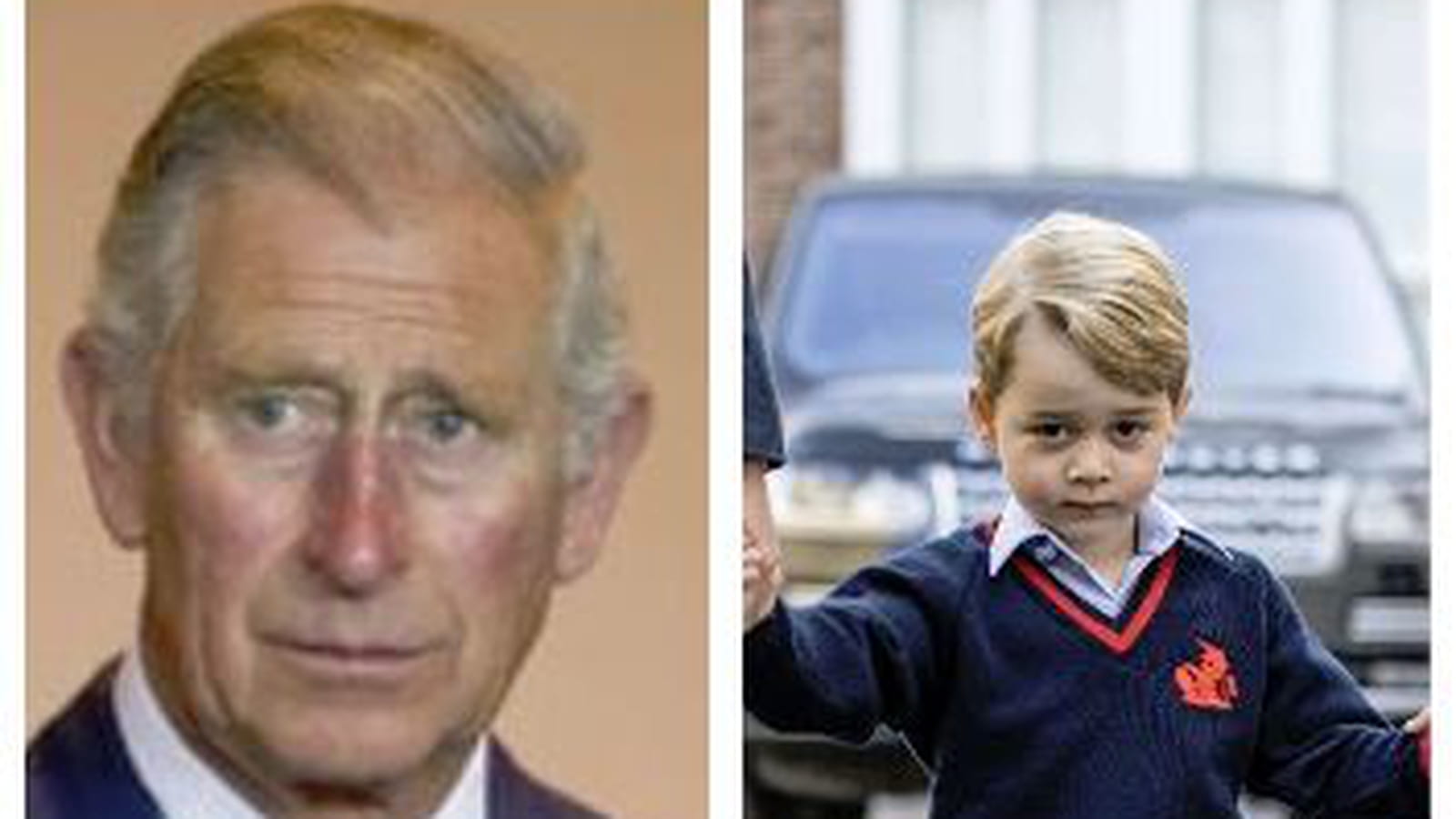 Le Prince Charles et George de Cambridge