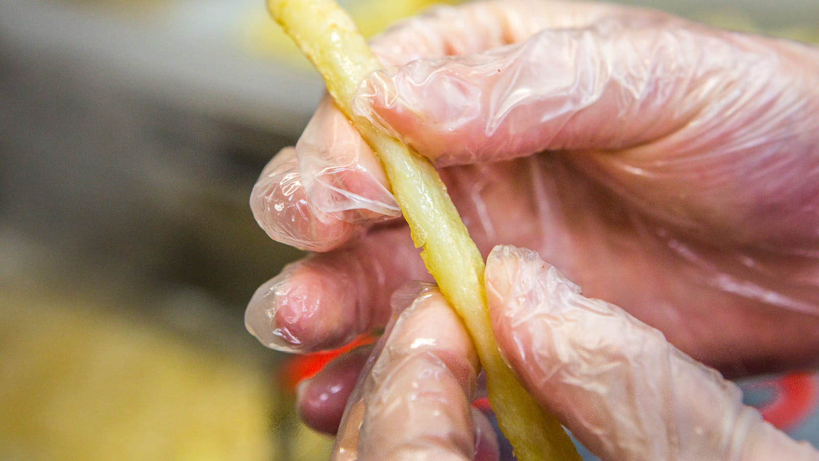 Précuisson des frites