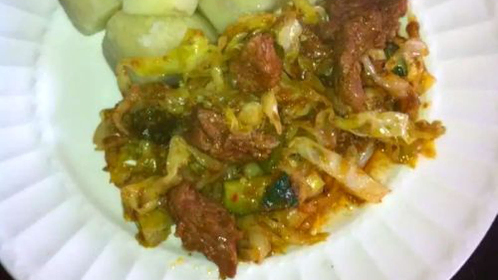 Chou sautés au boeuf façon Mona
