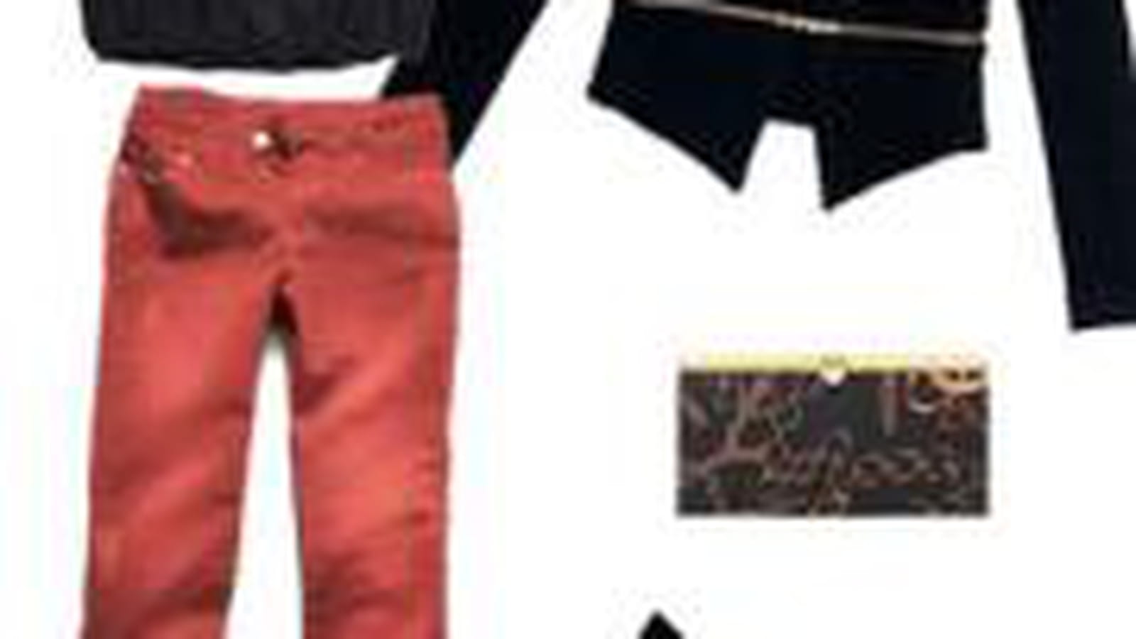 Le jean coloré de La Redoute en soirée