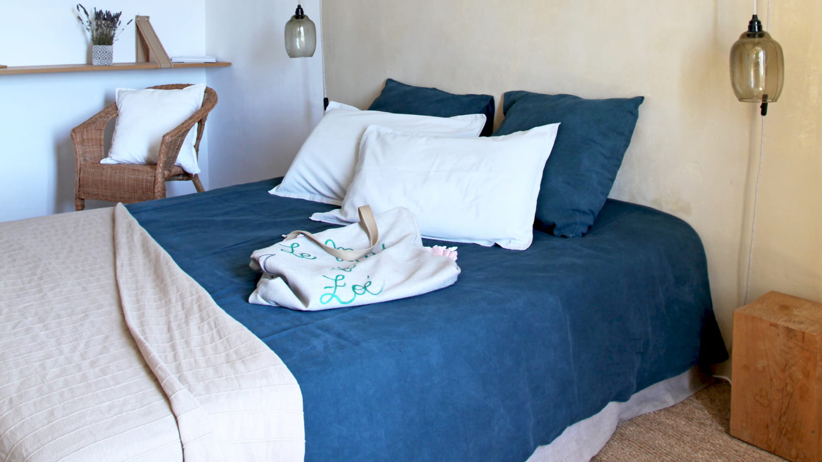 Chambre bleue