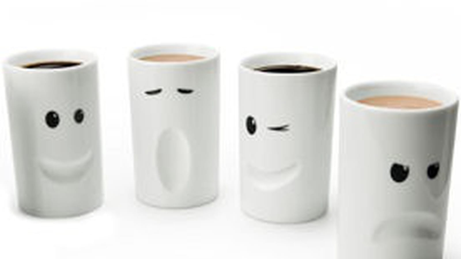 Lot de 4 mugs "Humeur" de Thabto