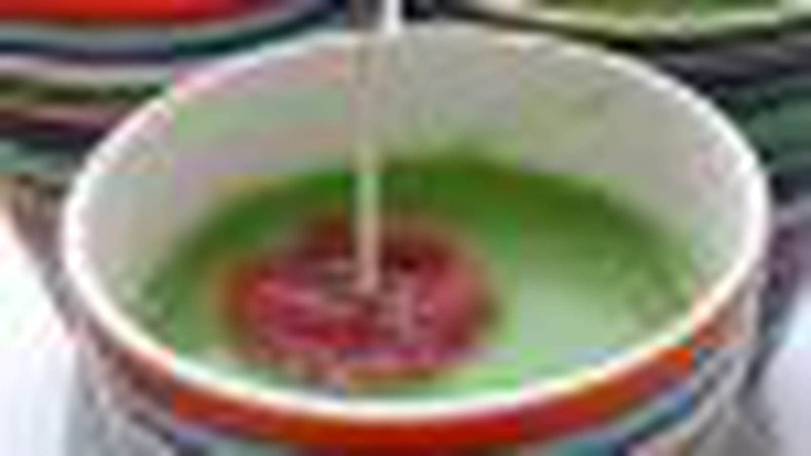 Velouté petits pois-tomate