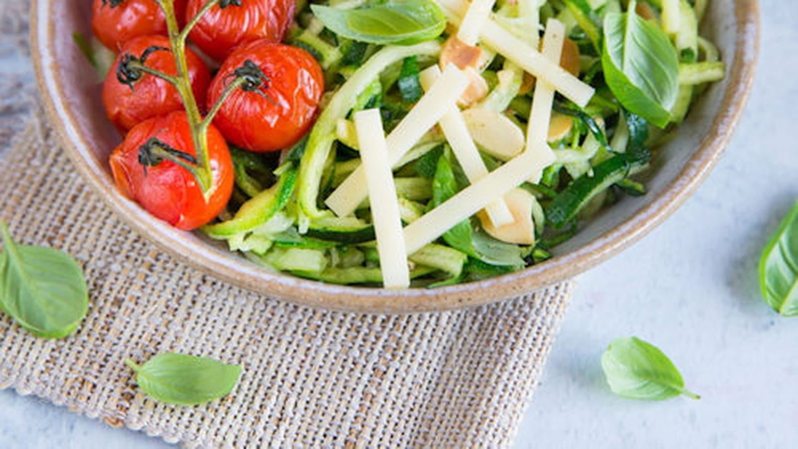 Salade de courgette Emmental Tendre Meule Entremont