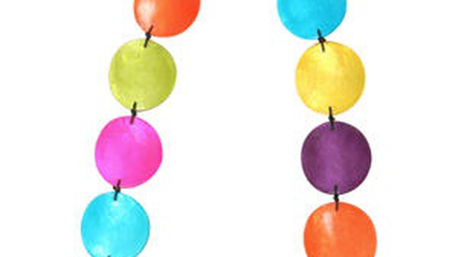 Sautoir multicolore de Xanaka