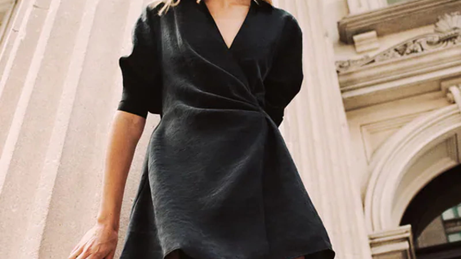 Robe noire Zara