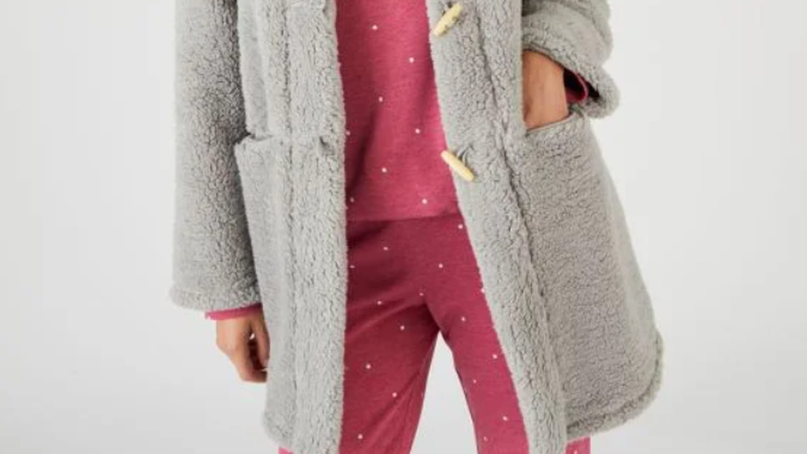 Robe de chambre en maille, Damart