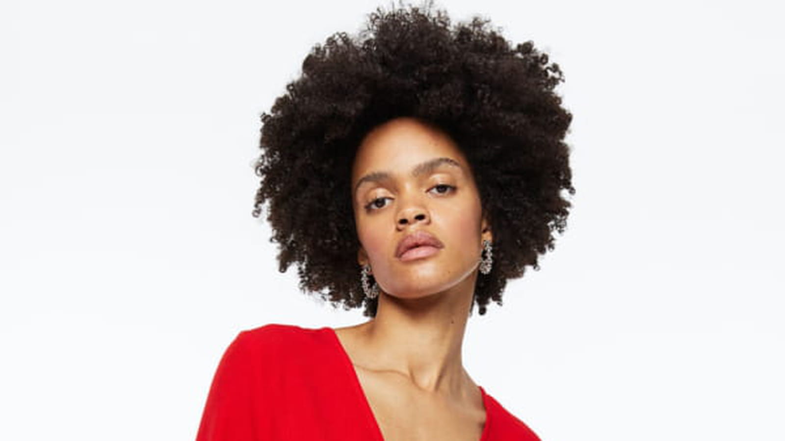 Robe en V H&M 