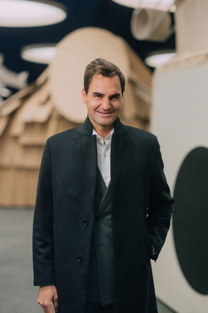 Roger Federer au d&eacute;fil&eacute; Chanel