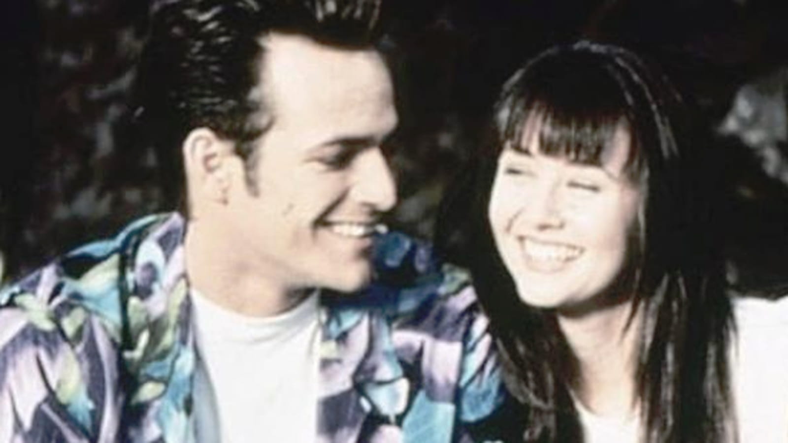Luke Perry et Shannen Doherty