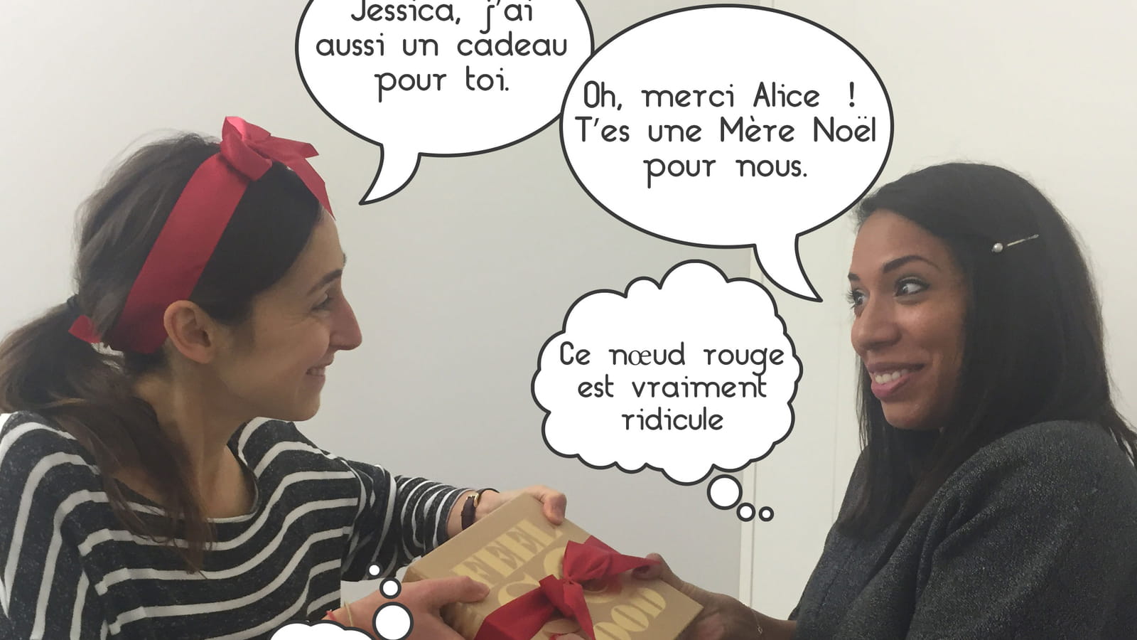 Alice offre (avec réticence) un coffret à Jessica
