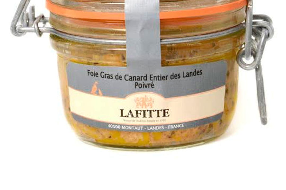 Foie gras de canard entier des Landes Poivré de Maison Lafitte
