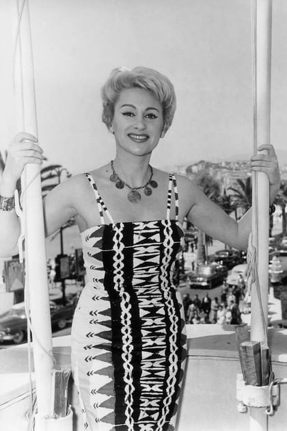 Rayonnante au Festival de Cannes. Mai 1959